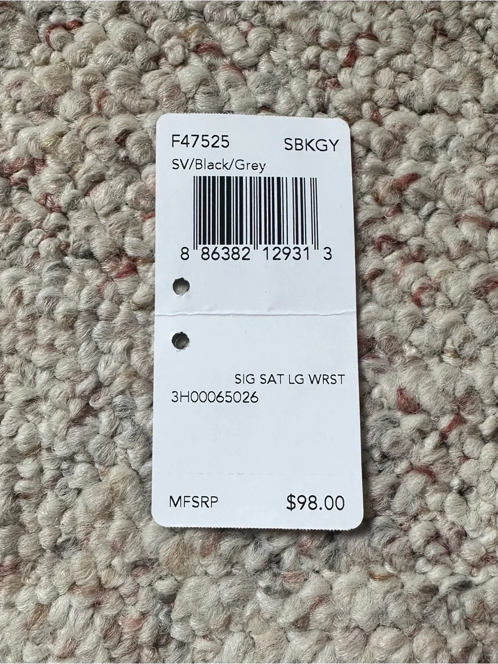 NWT: Coach Black Signature Wristlet